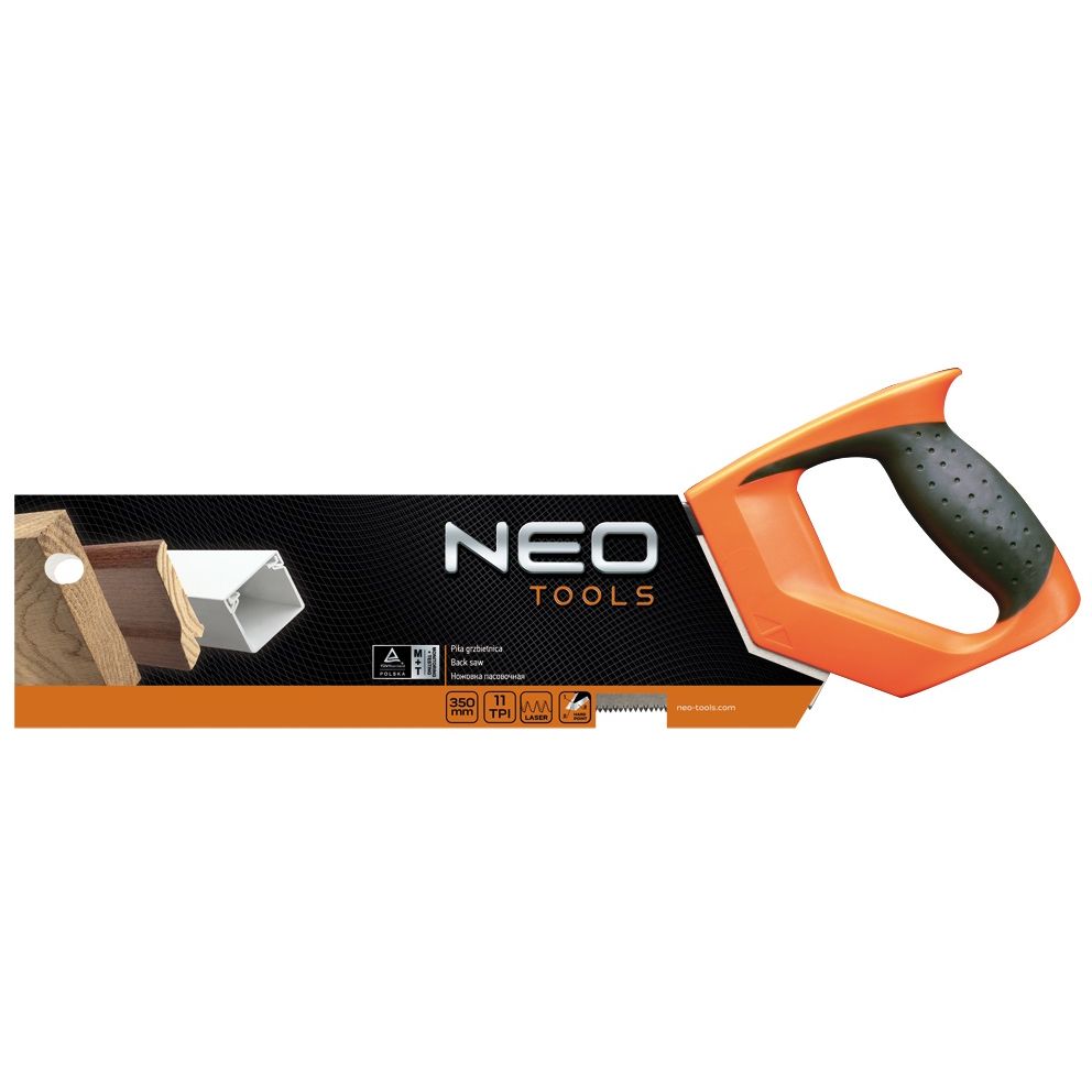 Ножівка для стусла Neo Tools 11TPI 350 мм (41-096) - фото 2