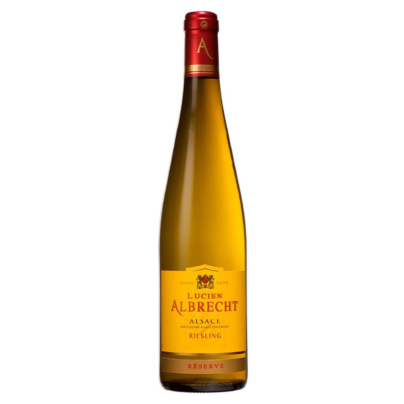 Вино Lucien Albrecht Riesling Réserve, біле, сухе, 13%, 0,75 л - фото 1