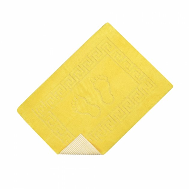 Килимок для ванної Lotus, 65х45 см, жовтий (svt-2000022211680) - фото 1