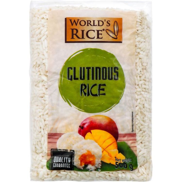 Рис клейкий World's Rice 500 г - фото 1