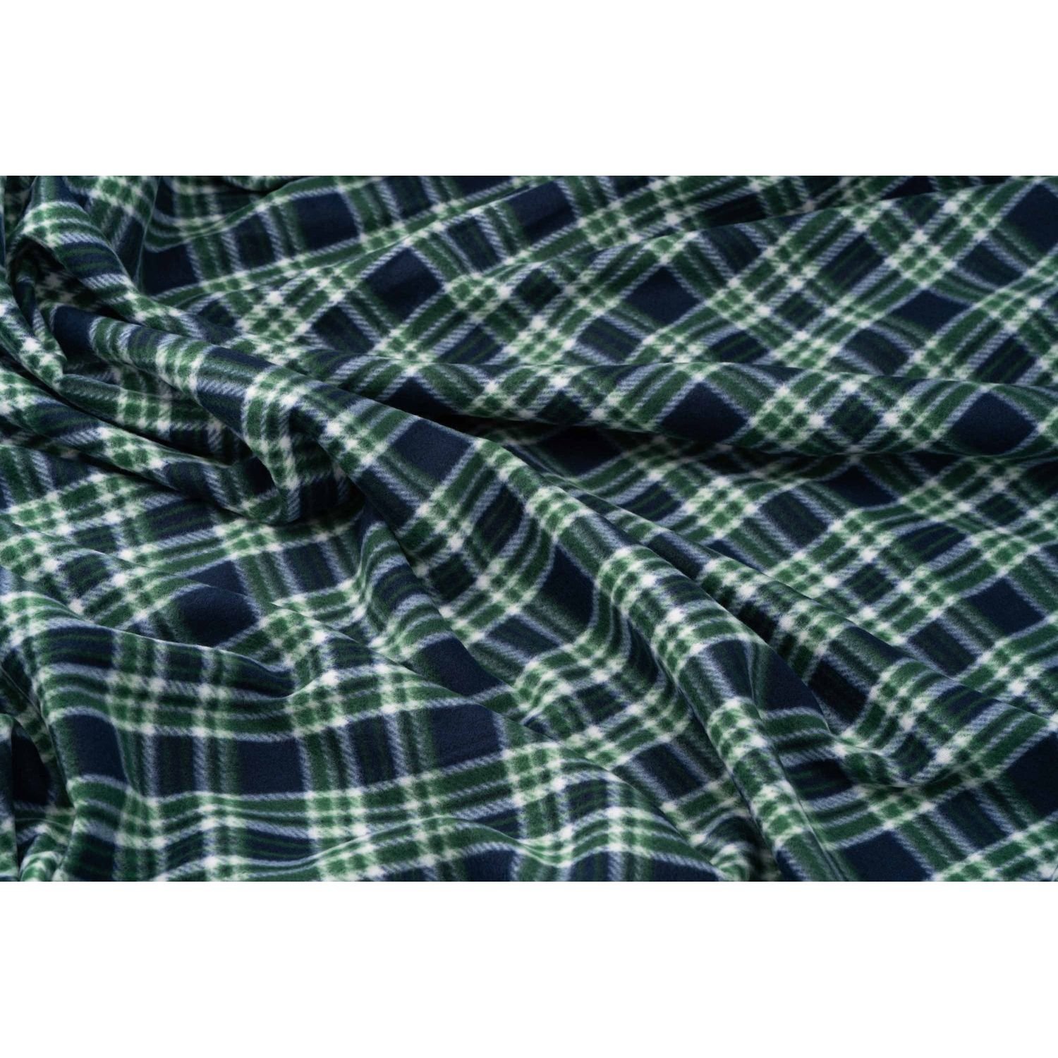 Плед Ardesto Flannel, 200х160 см, клетка зеленая (ART0702PB) - фото 4