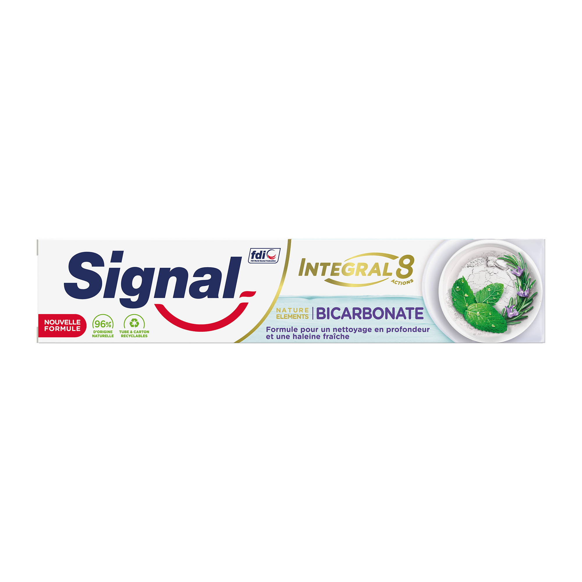 Зубная паста Signal Integral 8 Nature Elements Чистота и Свежесть, 75 мл - фото 1