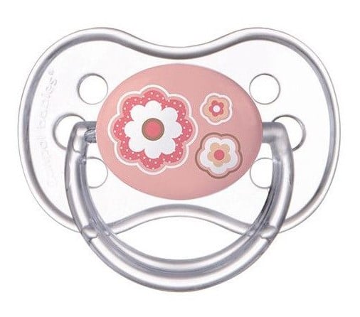 Силіконова симетрична пустушка Canpol babies Newborn Baby 18+ міс., рожевий (22/582_pin) - фото 1