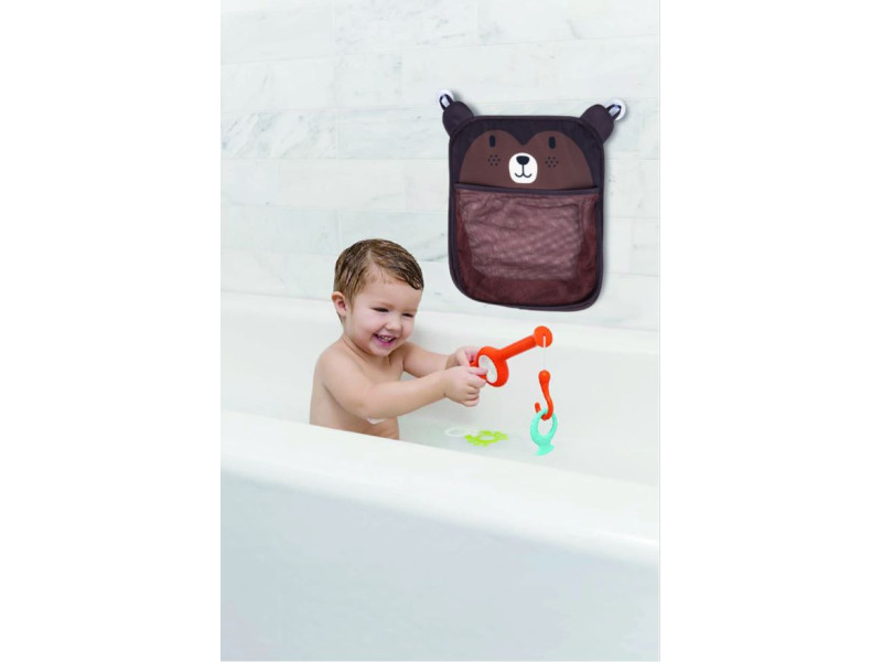 Дитяча сумка-органайзер у ванну кімнату на присоску FreeON Racoon - фото 2