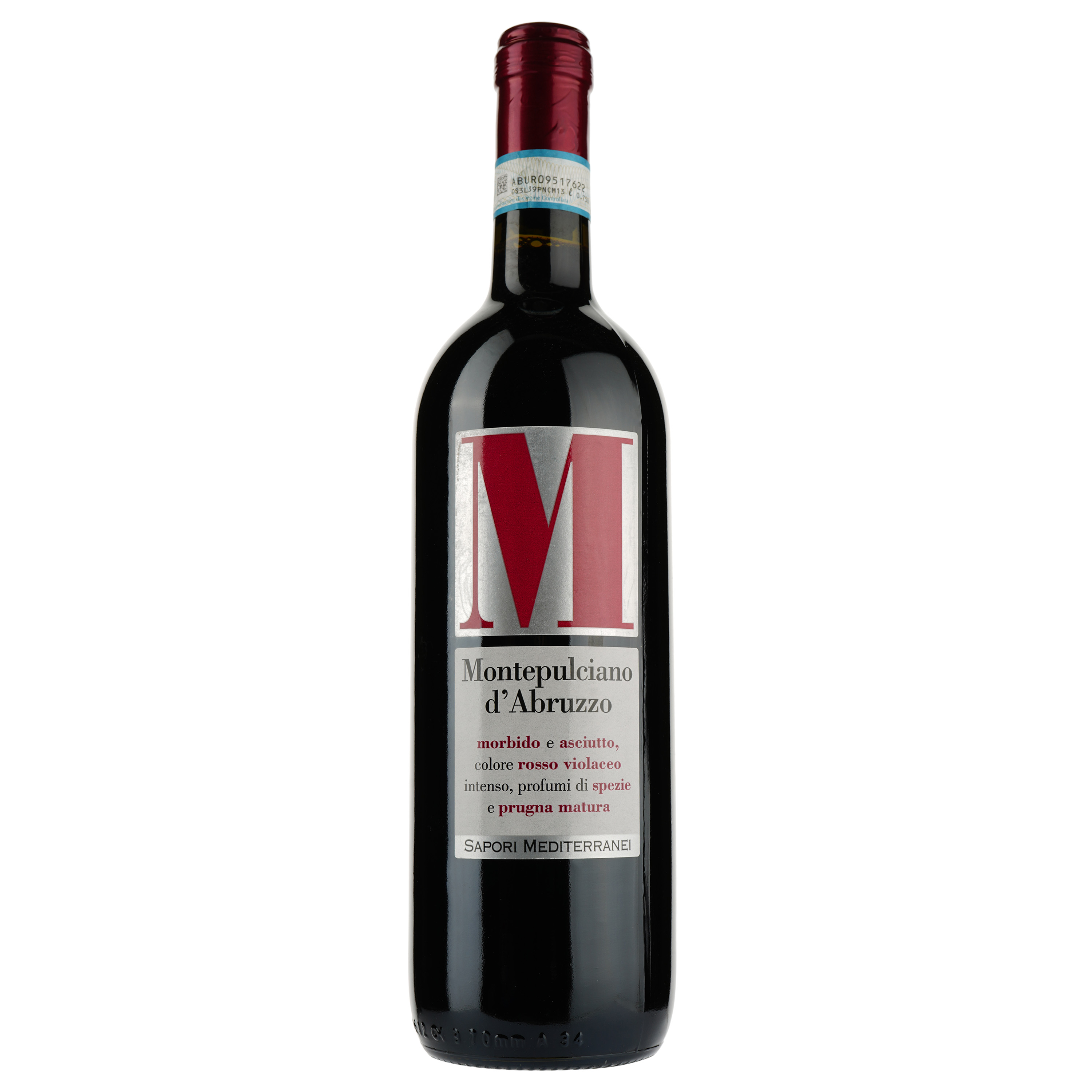 Вино La Cantina dei Feudi Sapori Mediterranei Montepulciano d`Abruzzo DOP, червоне, сухе, 0,75 л - фото 1