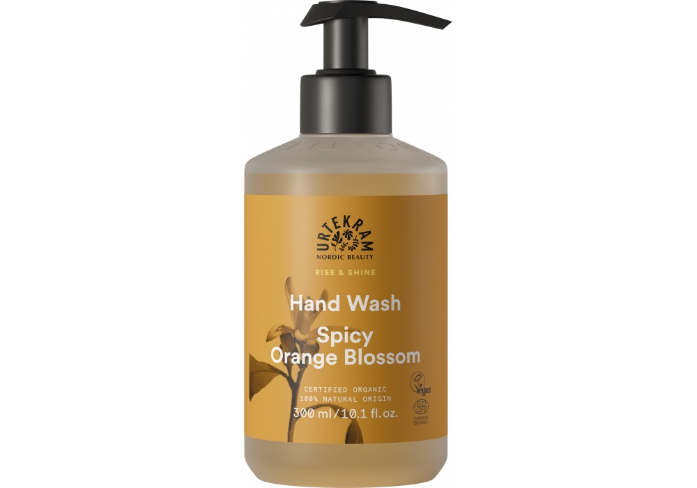 Органическое жидкое мыло Urtekram Hand Wash Spicy Orange Blossom, 300 мл - фото 1