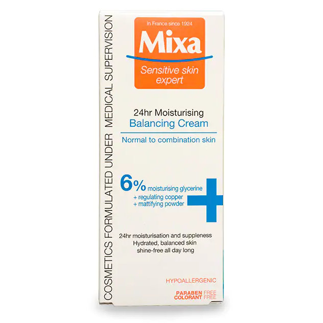 Крем для лица Mixa Hydrating для нормальной и комбинированной чувствительной кожи, 50 мл (D3326500) - фото 2