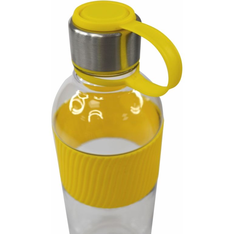 Бутылка для воды Line Art Limpid 850 мл желтая (20222LA-05) - фото 5
