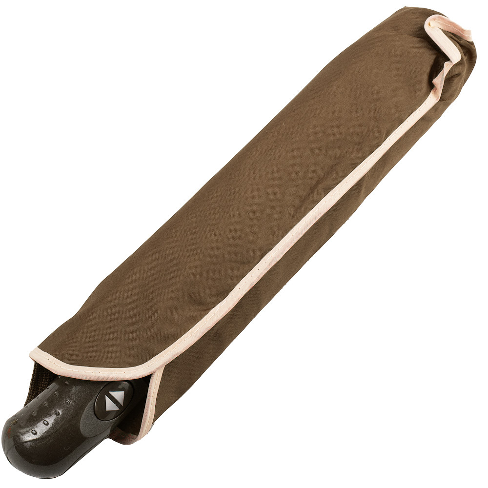 Женский складной зонтик полный автомат Eterno 96 см коричневый - фото 4