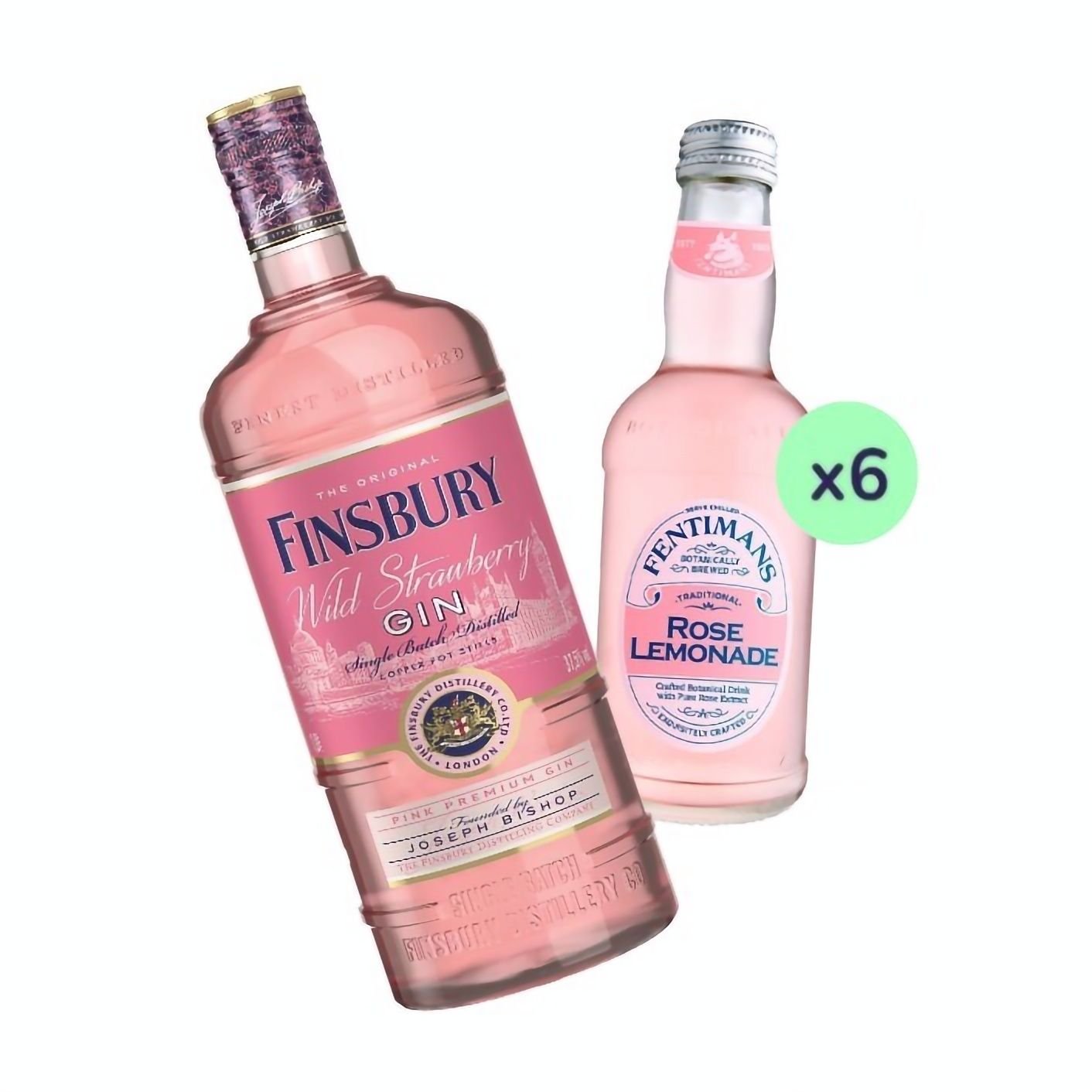 Коктейль Pink Gin Tonic (набор ингредиентов) х14* на основе Finsbury - фото 2