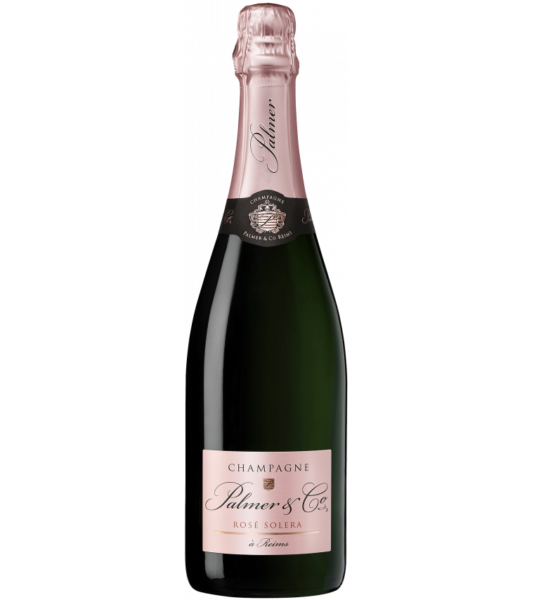 Шампанское Palmer & Co Champagne AOC Brut Rose Solera, розовое, брют, 0%, 0,75 л - фото 1