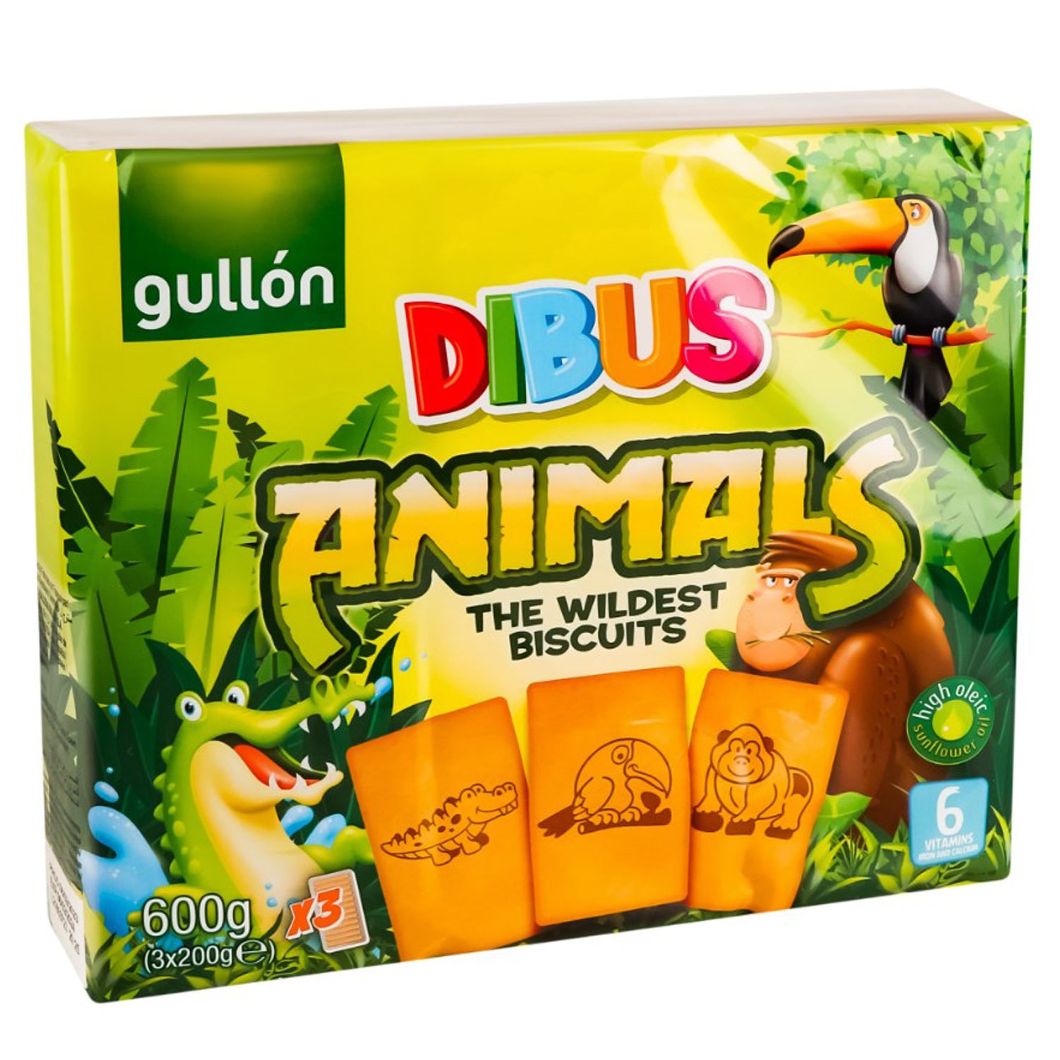 Печиво Gullon Dibus Animals, 600 г - фото 1