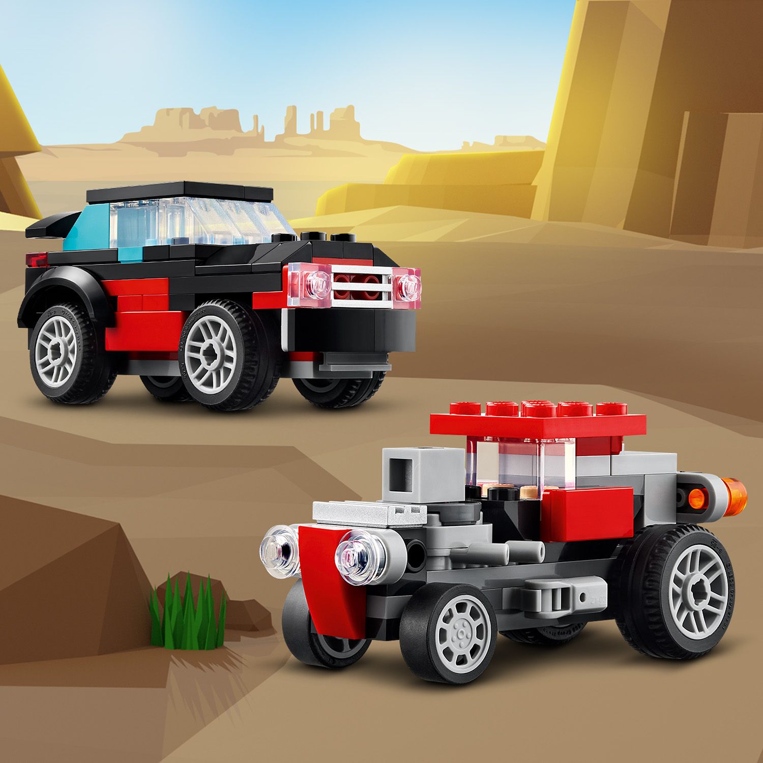 Конструктор LEGO Creator Бортовой грузовик с вертолетом 270 детали (31146) - фото 7