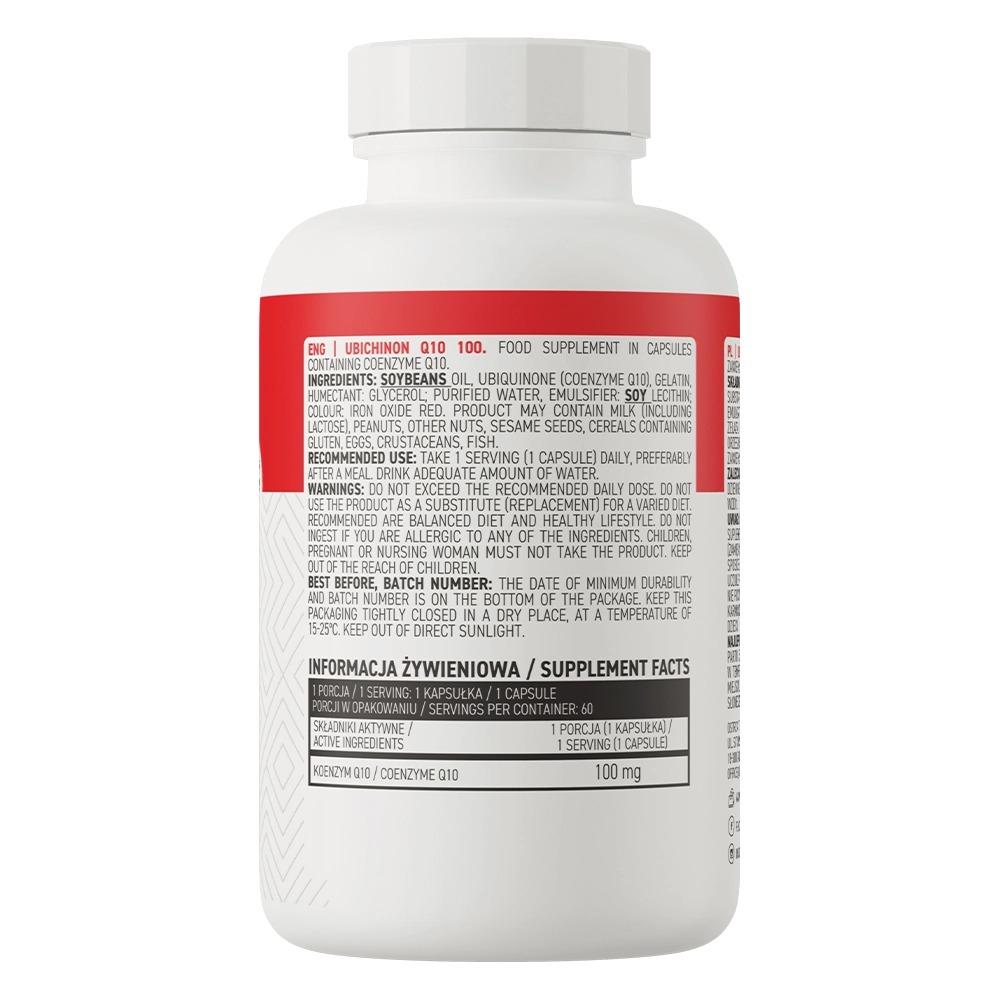 Витамин OstroVit Ubichinon Coenzyme Q10 100 60 капсул - фото 3