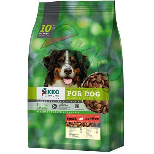 Сухий корм для собак Екко-гранула Sport & Active, 10 кг - фото 1