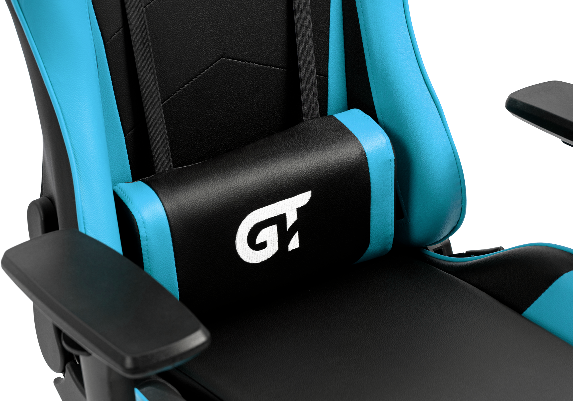 Геймерское детское кресло GT Racer черное с синим (X-5934-B Kids Black/Blue) - фото 9