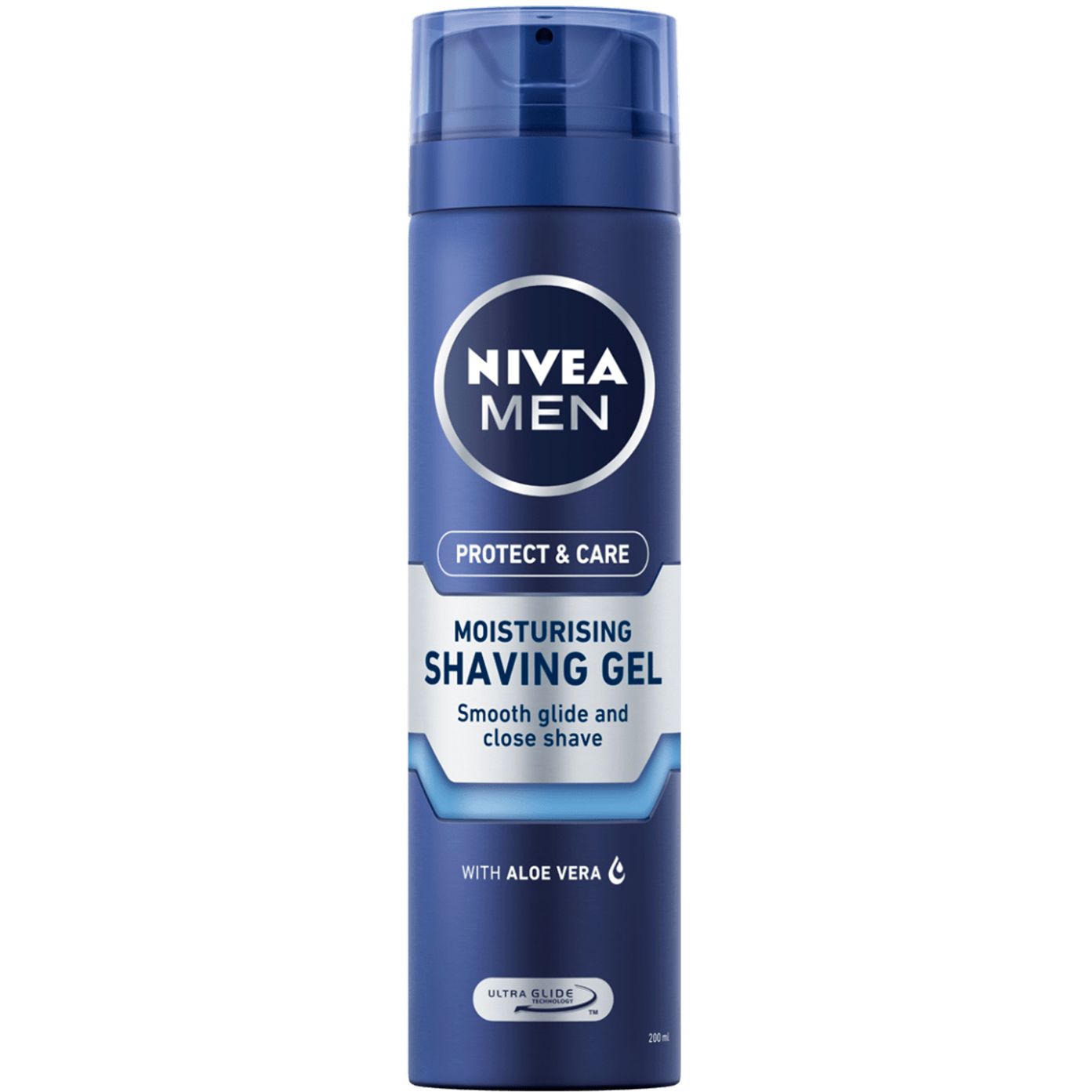 Зволожуючий гель для гоління Nivea Men Захист та догляд, 200 мл (81760) - фото 1