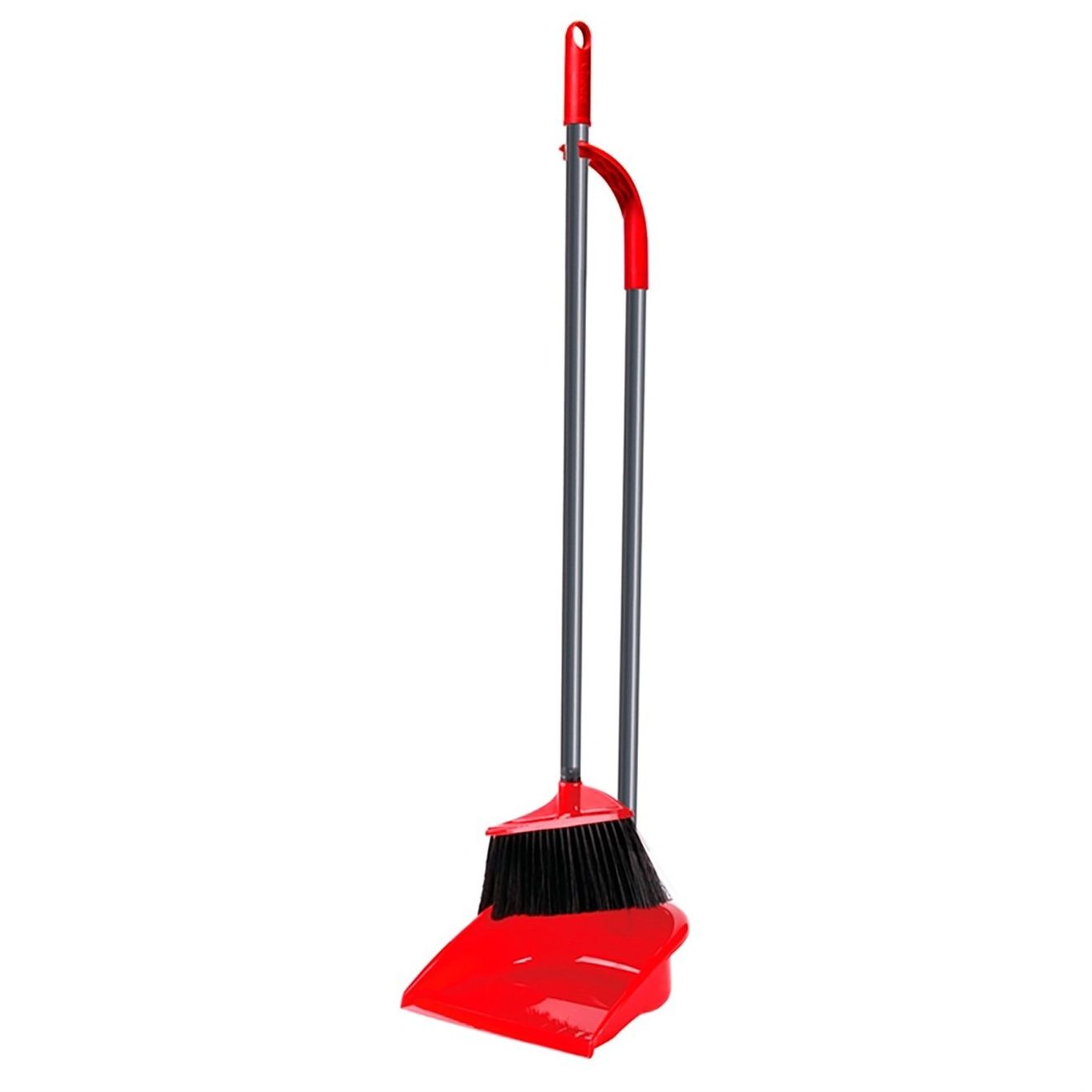 Набор для уборки: щетка и совок с долгой ручкой Vileda Dustpan&Broom (4023103158313) - фото 1