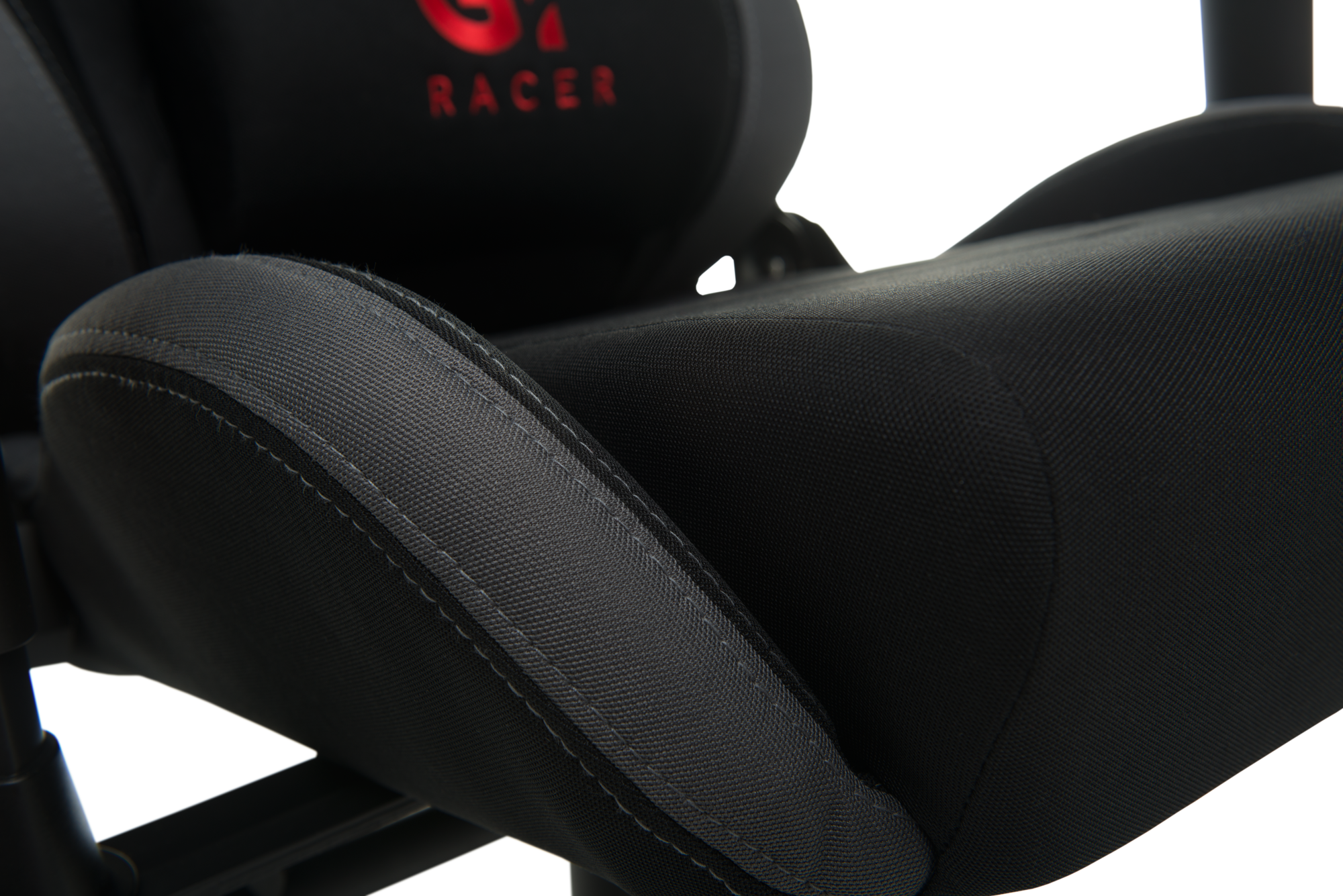 Геймерское кресло GT Racer черное с серым (X-0712 Shadow Gray) - фото 9