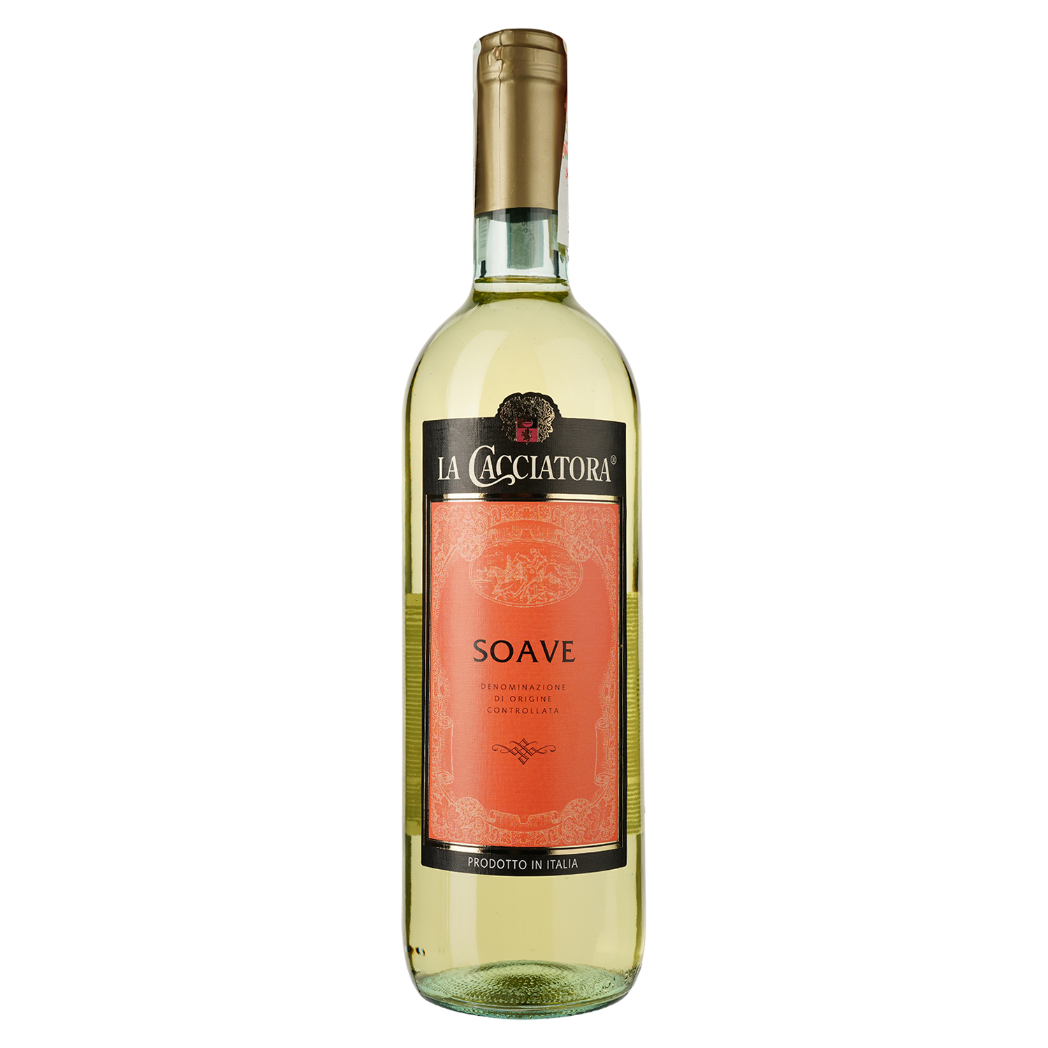 Вино La Cacciatora Soave, біле, сухе, 0,75 л - фото 1