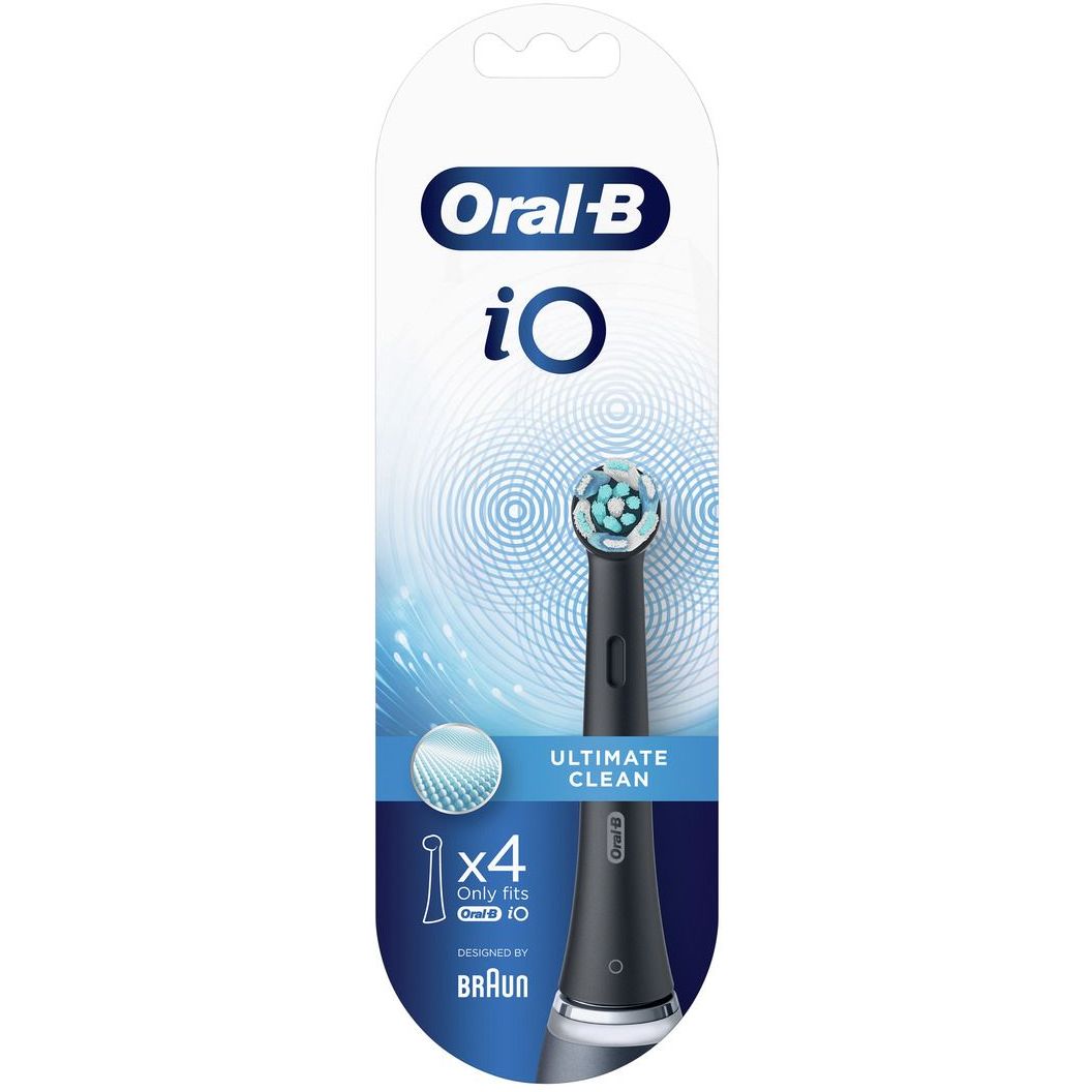 Насадки для зубной щетки Oral-B Максимальное очищение iO RB Блек, 4шт. - фото 2