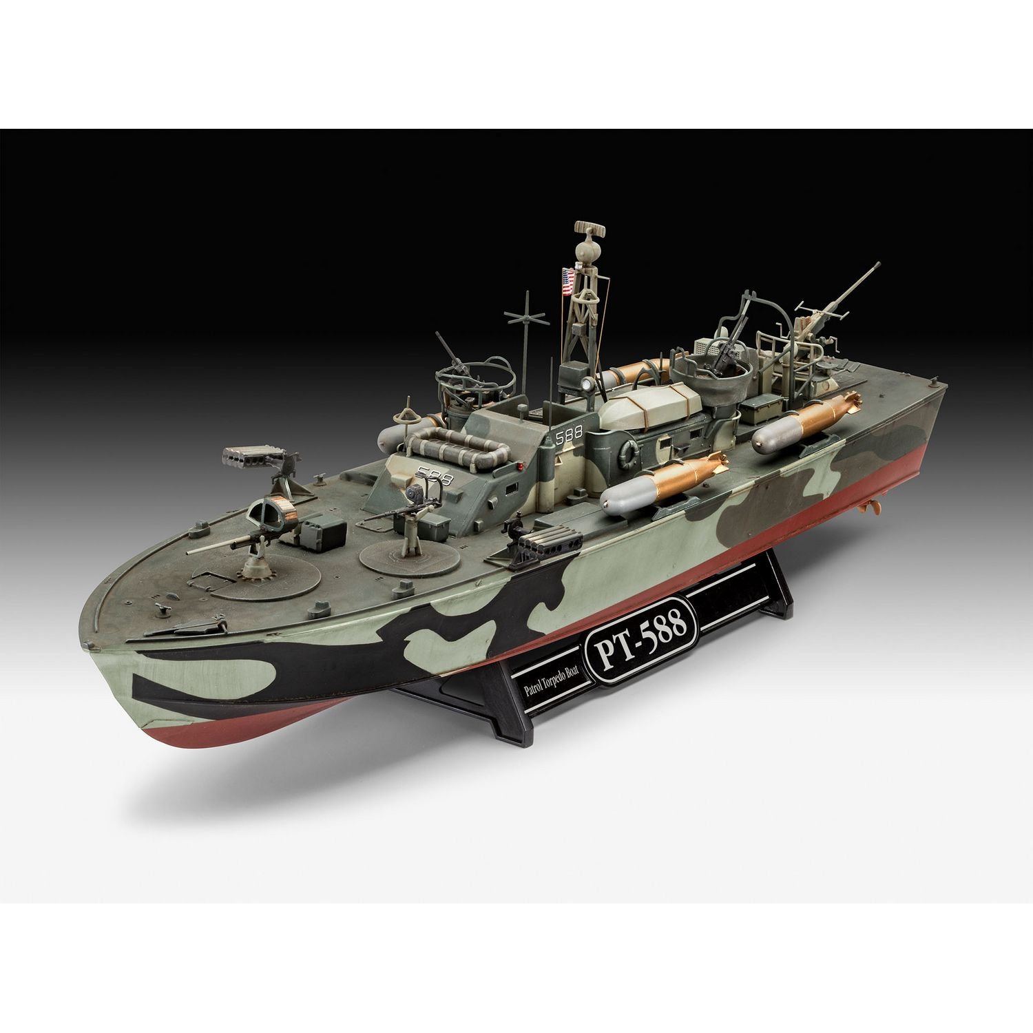 Збірна модель катера Revell Patrol Torpedo Boat PT-579 / PT-588, рівень 4, масштаб 1:72, 176 деталей (RVL-05165) - фото 4
