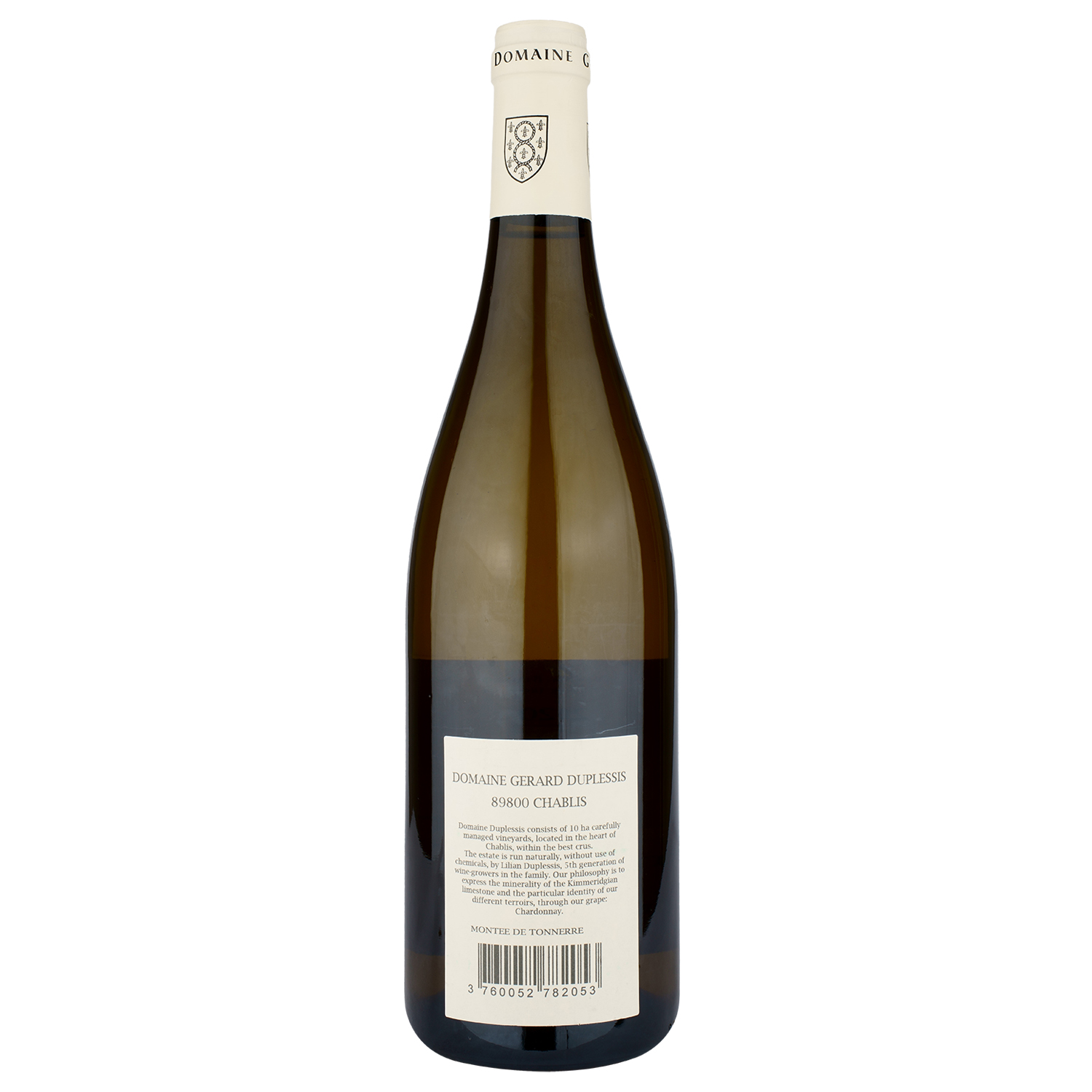 Вино Gerard Duplessis Chablis 1er Cru Montee de Tonnerre 2020, белое, сухое, 0,75 л (R4417) - фото 2