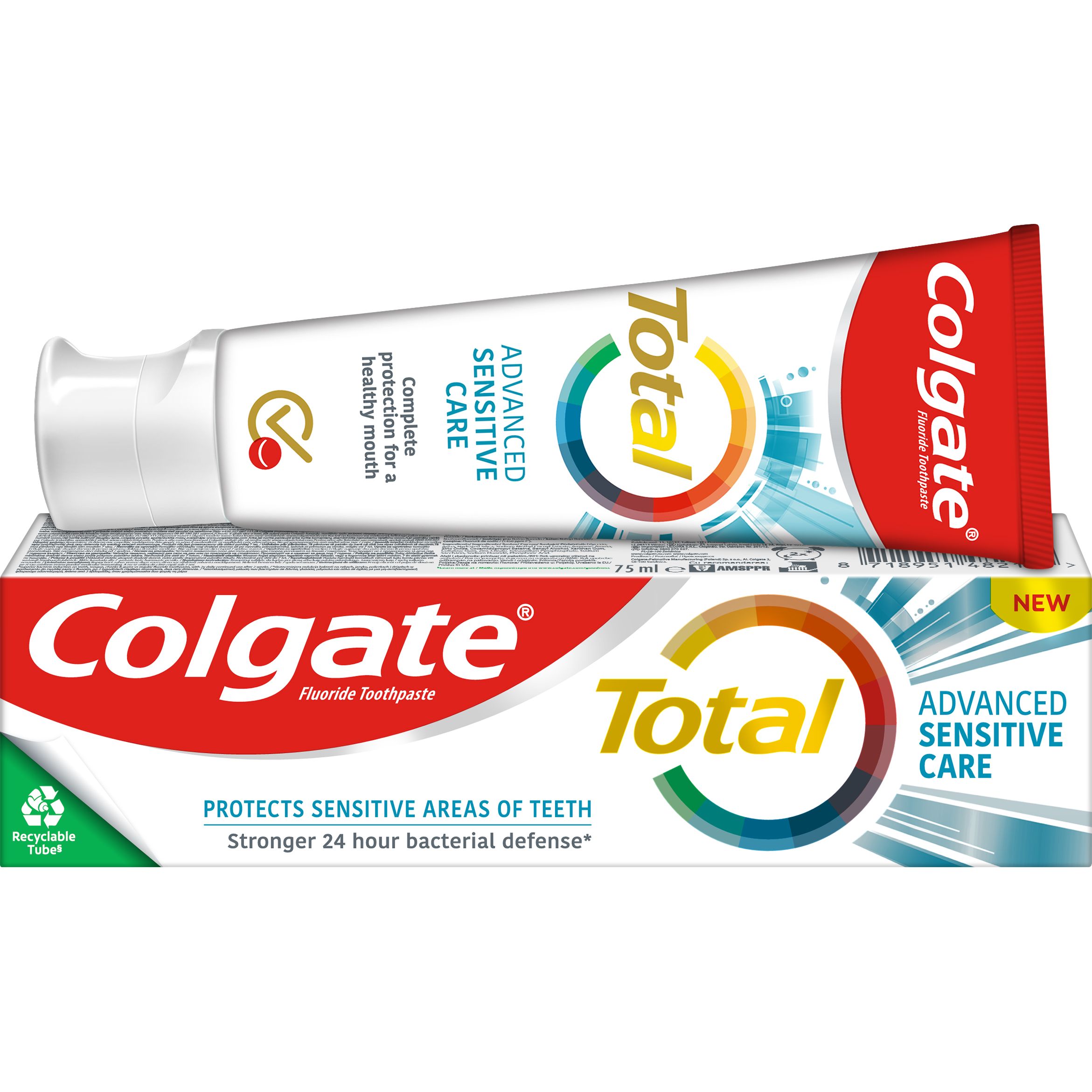 Зубная паста Colgate Total Advanced Sensitive Care 75 мл - фото 1