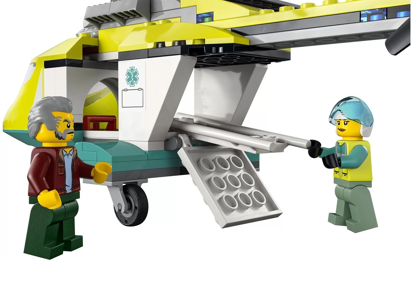 Конструктор LEGO City Грузовик для спасательного вертолета, 215 деталей (60343) - фото 9