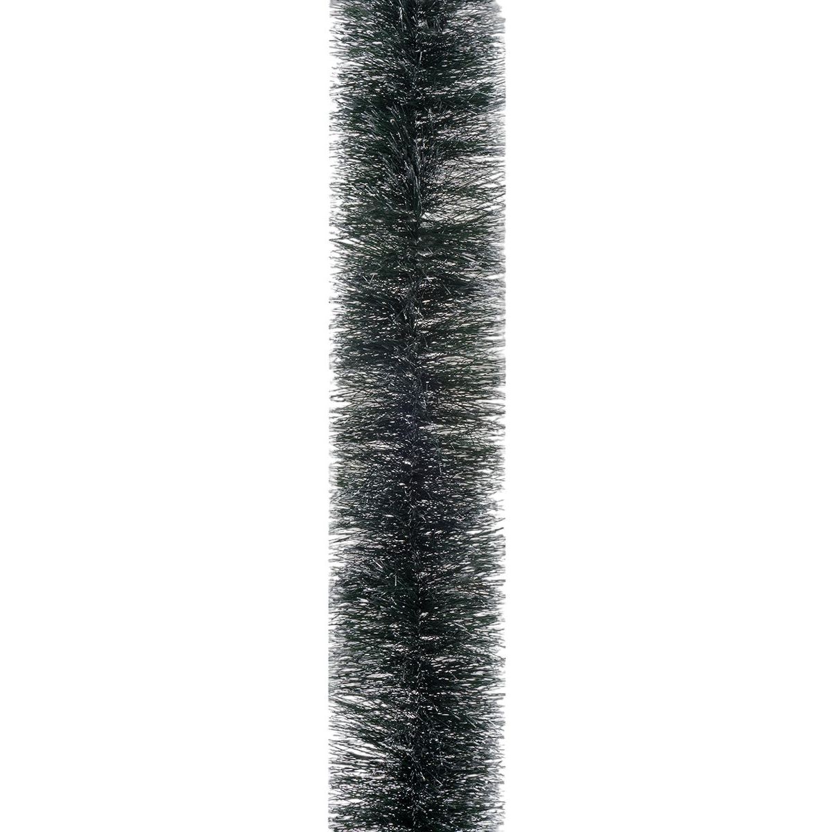 Мишура Novogod'ko 7.5 см 2 м зеленая с белыми кончиками (980423) - фото 1