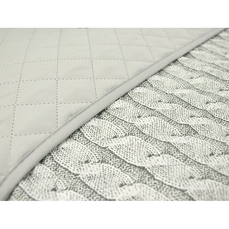Комплект постельного белья Руно Grey Braid, двуспальный, микрофайбер (Р655.52_Grey Braid) - фото 6
