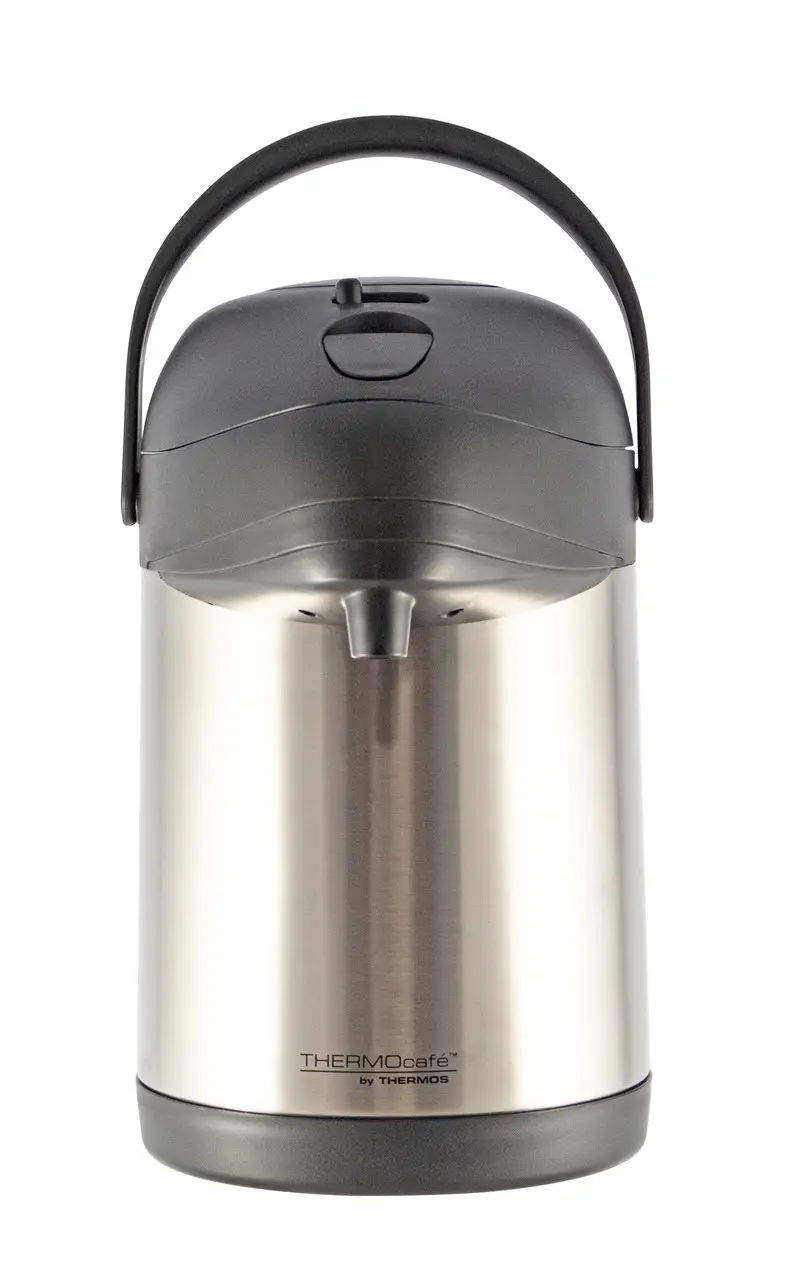 Термос-насос Thermos Thermocafe CO2-2500 2.5 л серый (013731) - фото 2