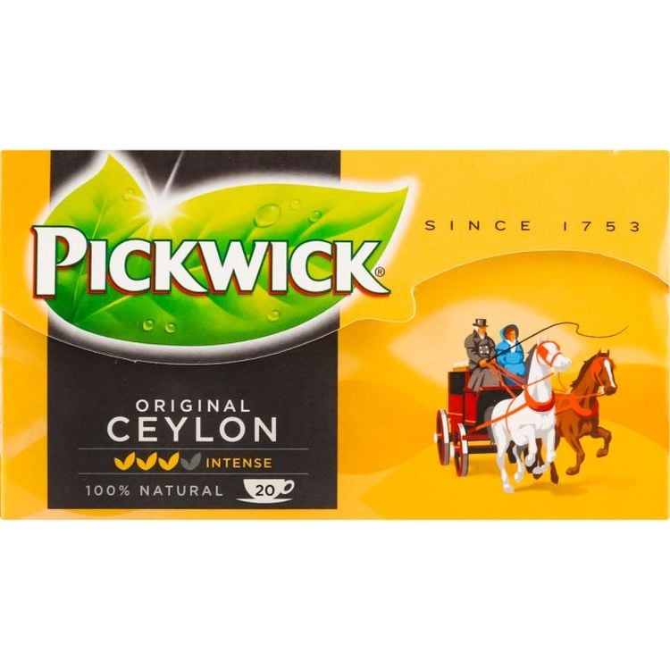 Чай черный Pickwick Original Ceylon 40 г (20 шт. х 2 г) - фото 1