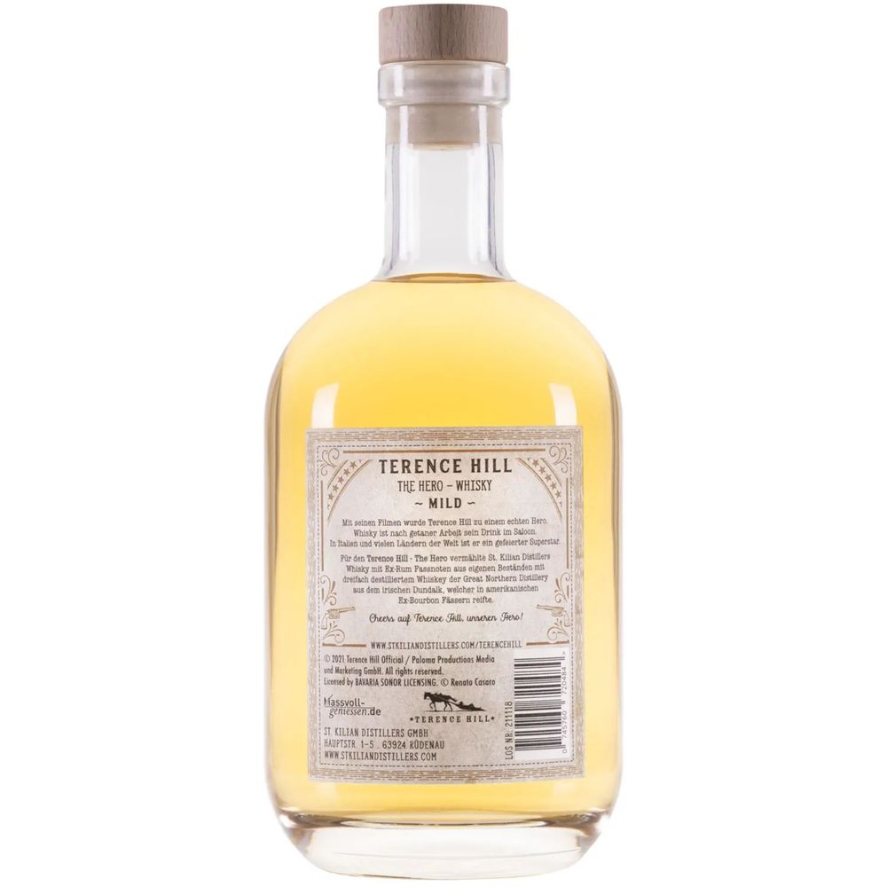 Виски St.Kilian Terence Hill The Hero Mild Single Malt 46% 0.7 л - фото 2