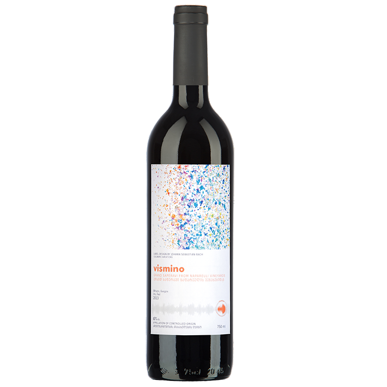 Вино Vismino Grand Saperavi Napareuli AOC, червоне, сухе, 13,5%, 0,75 л - фото 1