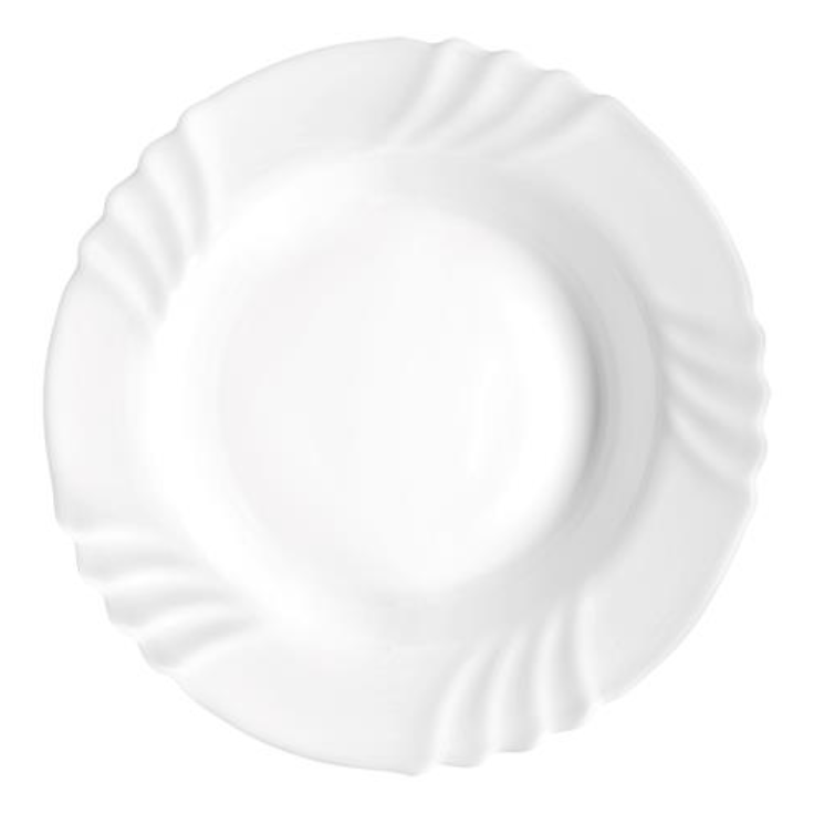 Тарелка суповая Bormioli Rocco Ebro, 23,5 см, белый (402811FN9321990) - фото 1