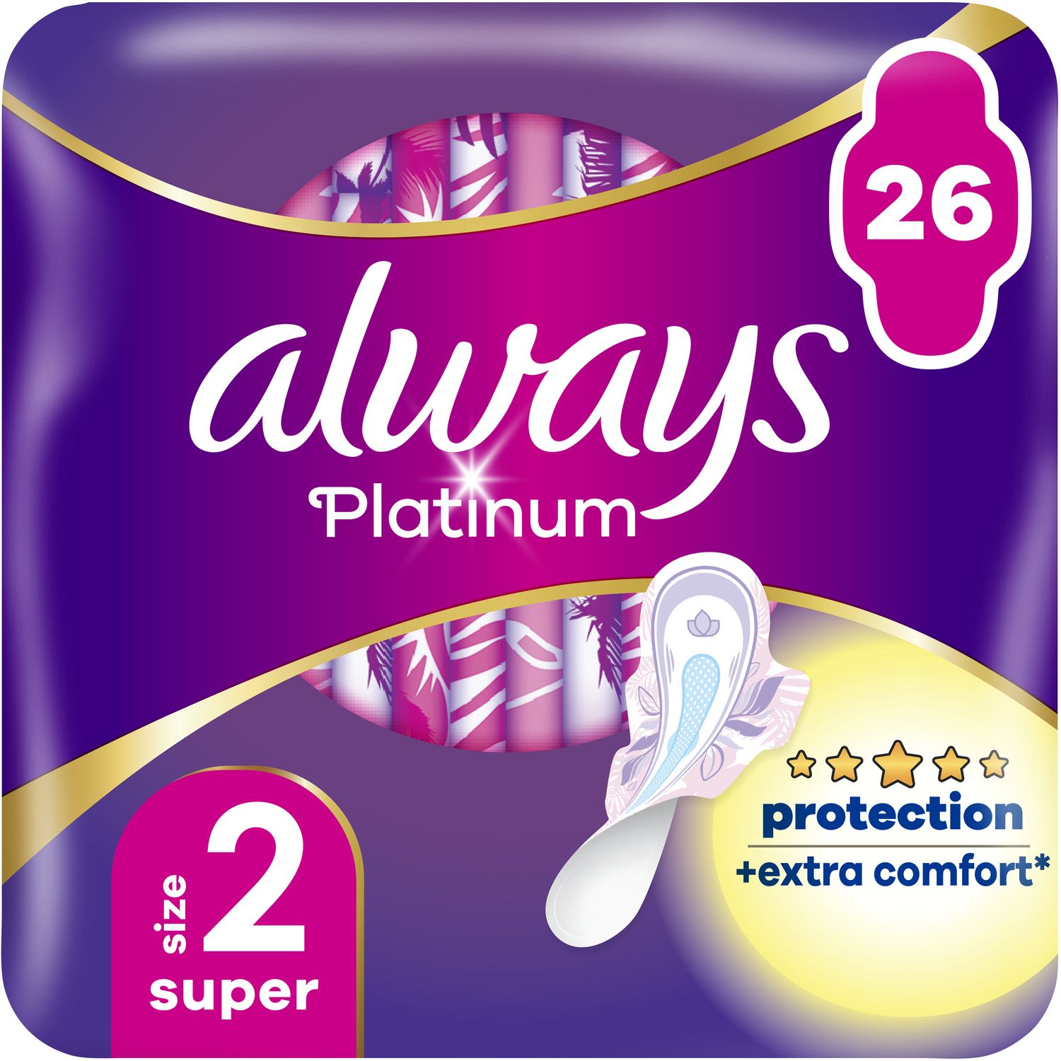 Гигиенические прокладки Always Ultra Platinum Super Plus Quatro, 26 шт. - фото 1