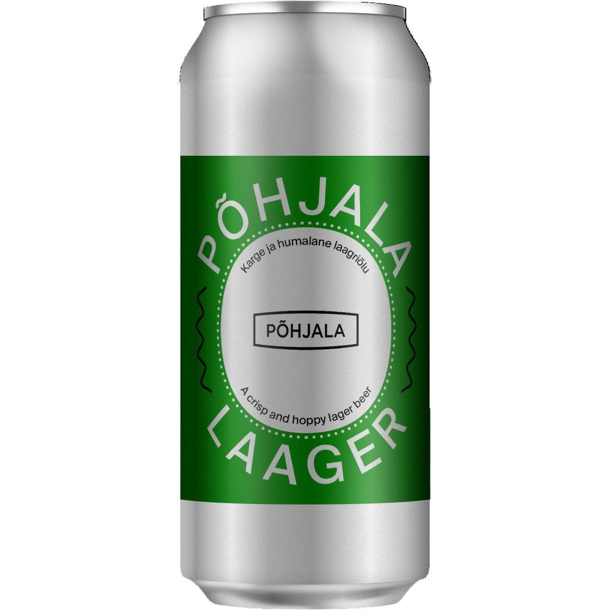 Пиво Pohjala Laager светлое 5% 0.44 л ж/б - фото 1