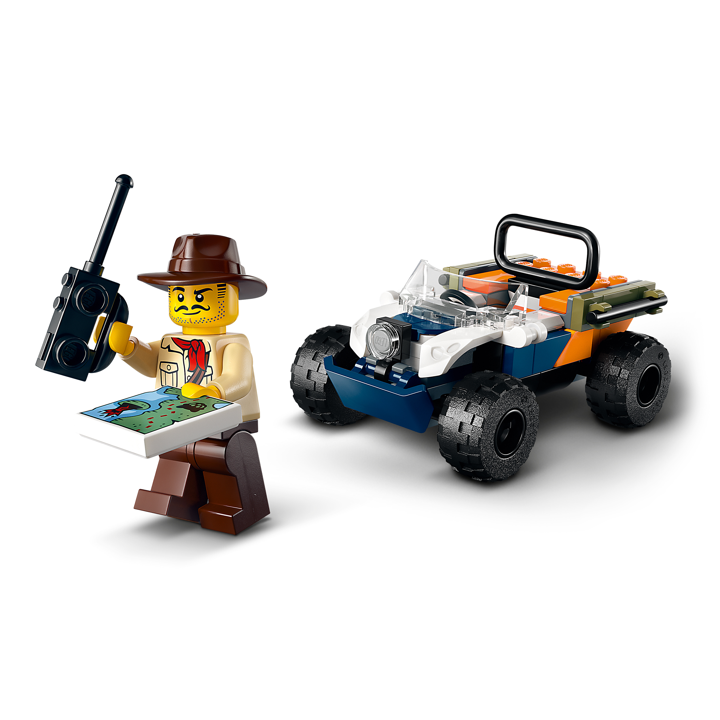 Конструктор LEGO City Квадроцикл для дослідження джунглів Місія Червоної панди 92 деталі (60424) - фото 4