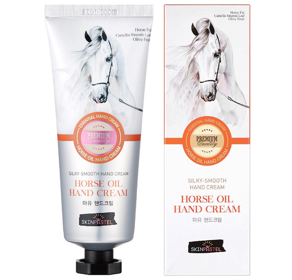 Крем для рук Skinpastel Premium Horse Oil Hand Cream, відновлювальний, 100 мл - фото 2