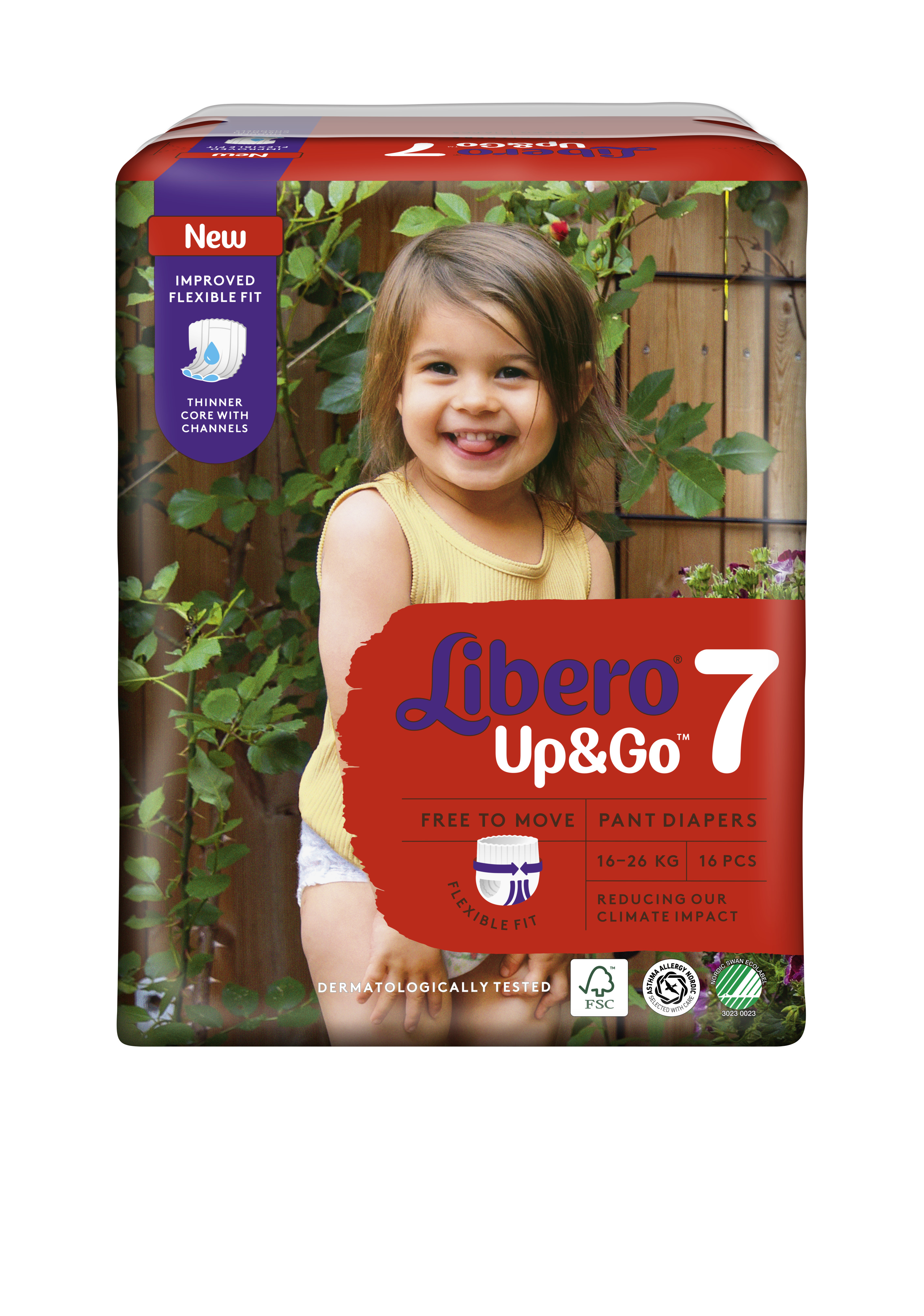 Підгузки-трусики Libero Up&Go 7 (16-26 кг), 16 шт. - фото 2