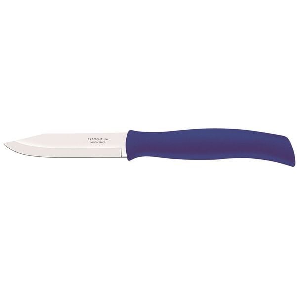 Нож для овощей Tramontina Athus, 7,6 см, синий (23080/913) - фото 1