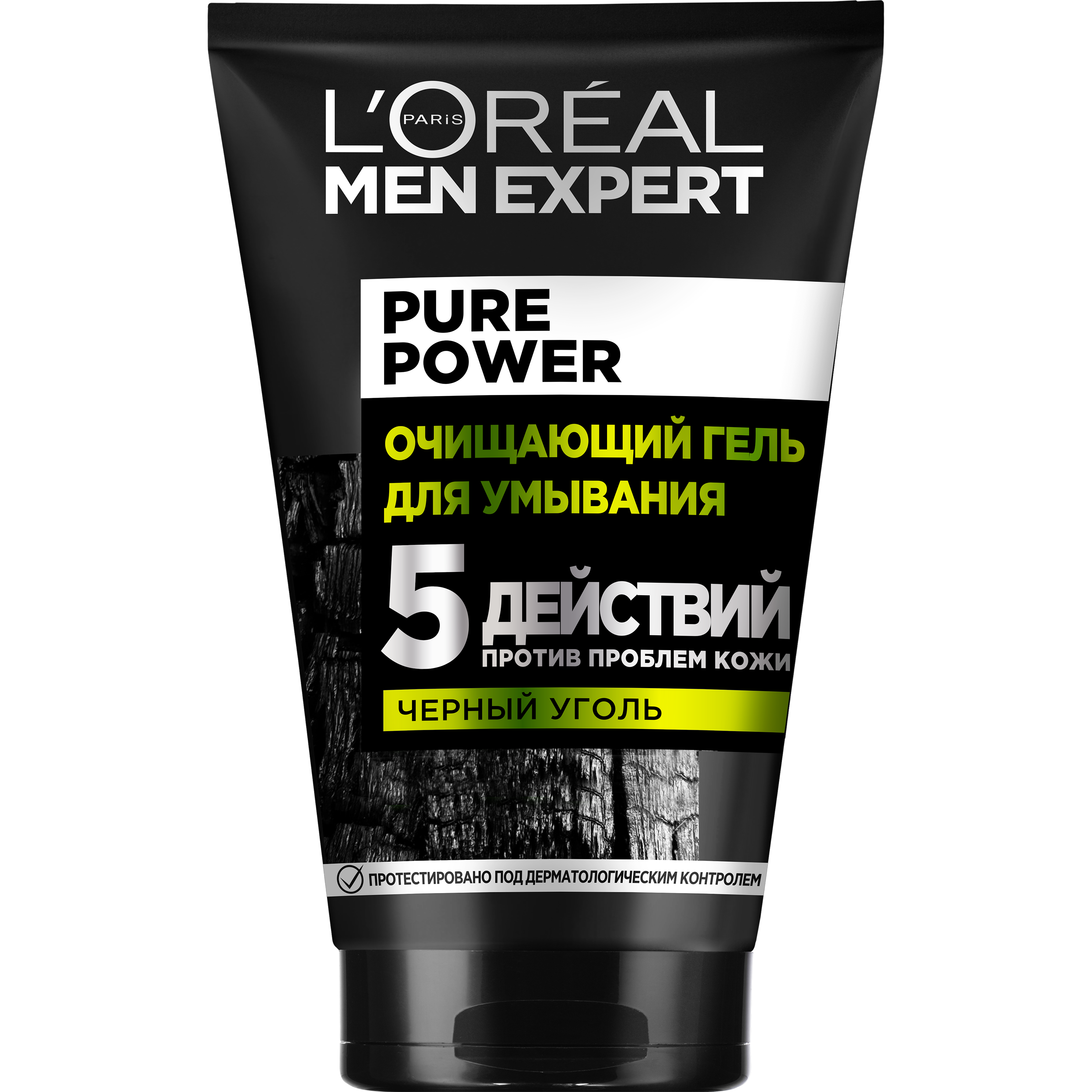 Очищающий гель L’Oréal Paris Men Expert для комбинированной и жирной кожи с несовершенствами, 100 мл - фото 1