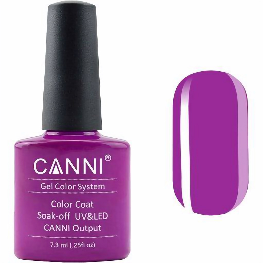 Гель-лак Canni Color Coat Soak-off UV&LED 19 темная фуксия 7.3 мл - фото 1