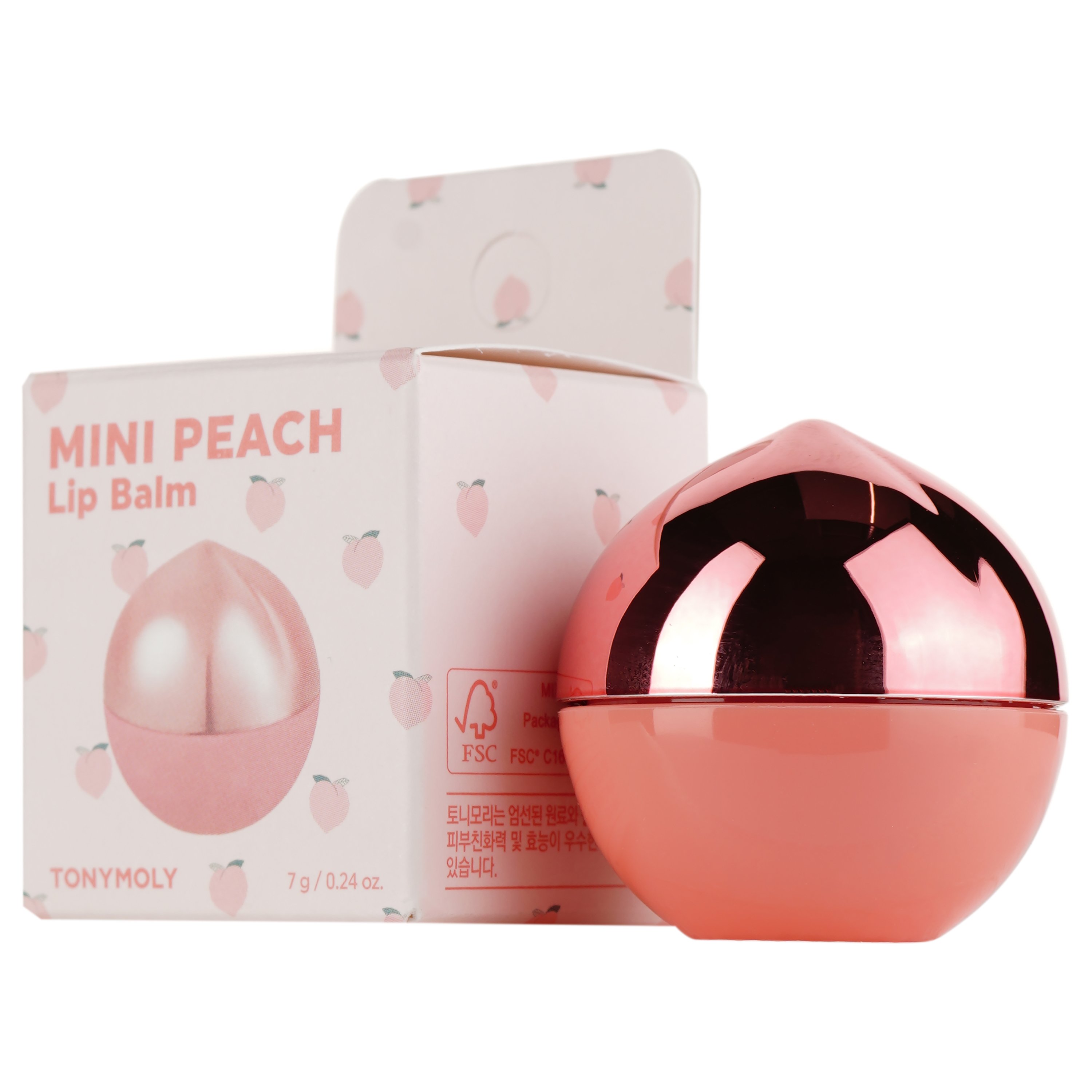 Бальзам для губ Tony Moly Peach Lip Balm, 7 г - фото 1