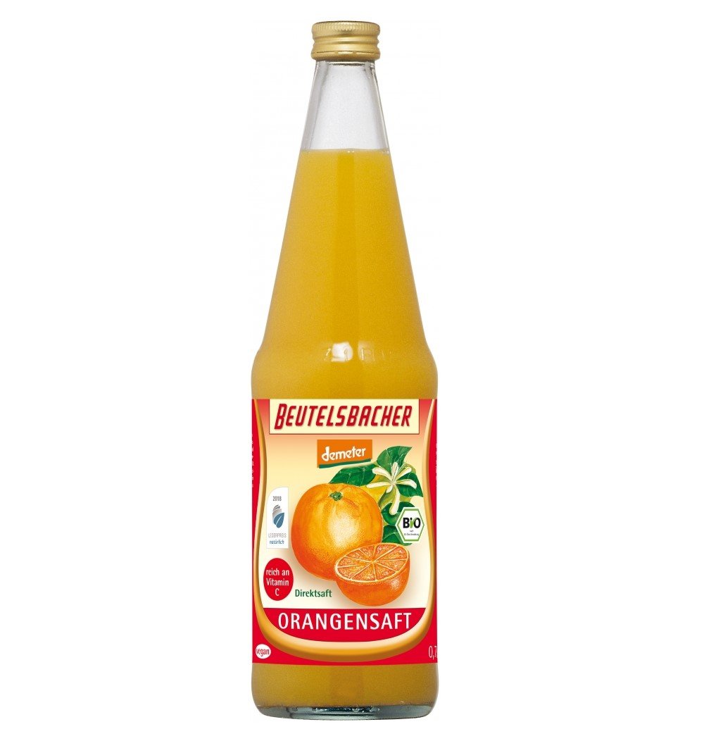 Сок Beutelsbacher Апельсиновый органический 700 мл - фото 1