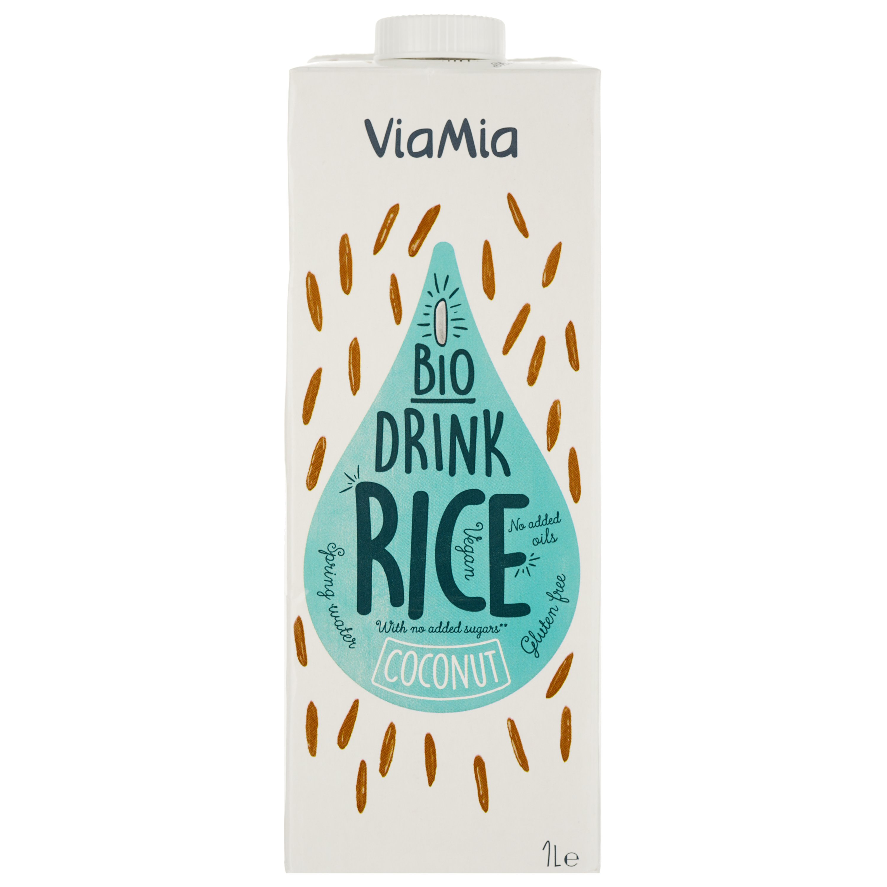 Органический рисовый напиток Via Mia с кокосом 1 л - фото 1