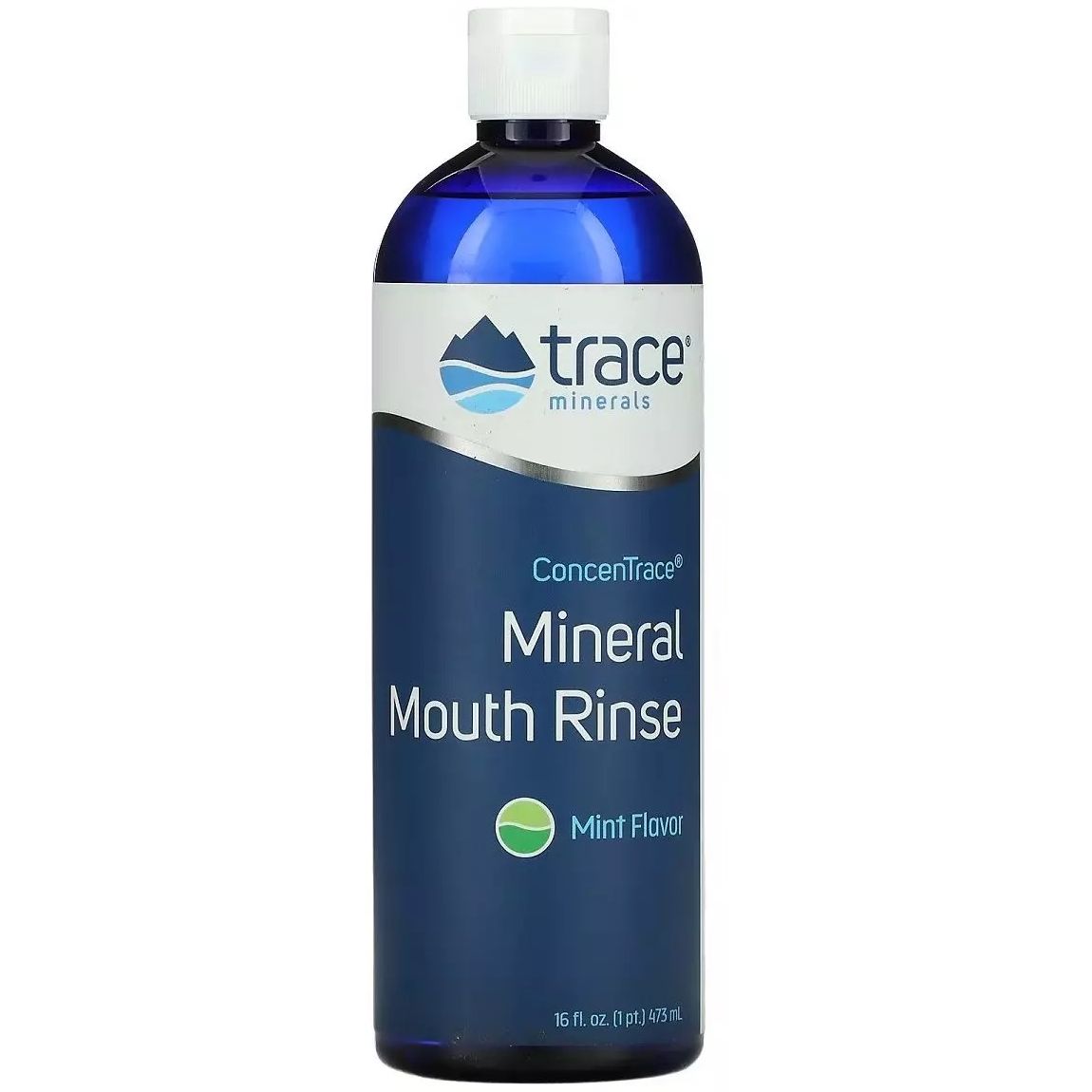 Ополаскиватель для рта Trace Minerals ConcenTrace Mineral Mouth Rinse минеральный со вкусом мяты 473 мл - фото 1