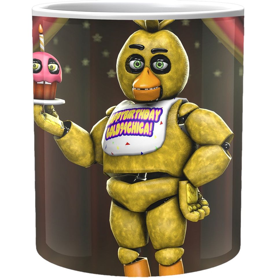 Кружка GeekLand Five night's at Freddy's Пять Ночей с Фредди цыпленок NF 02.13 - фото 1