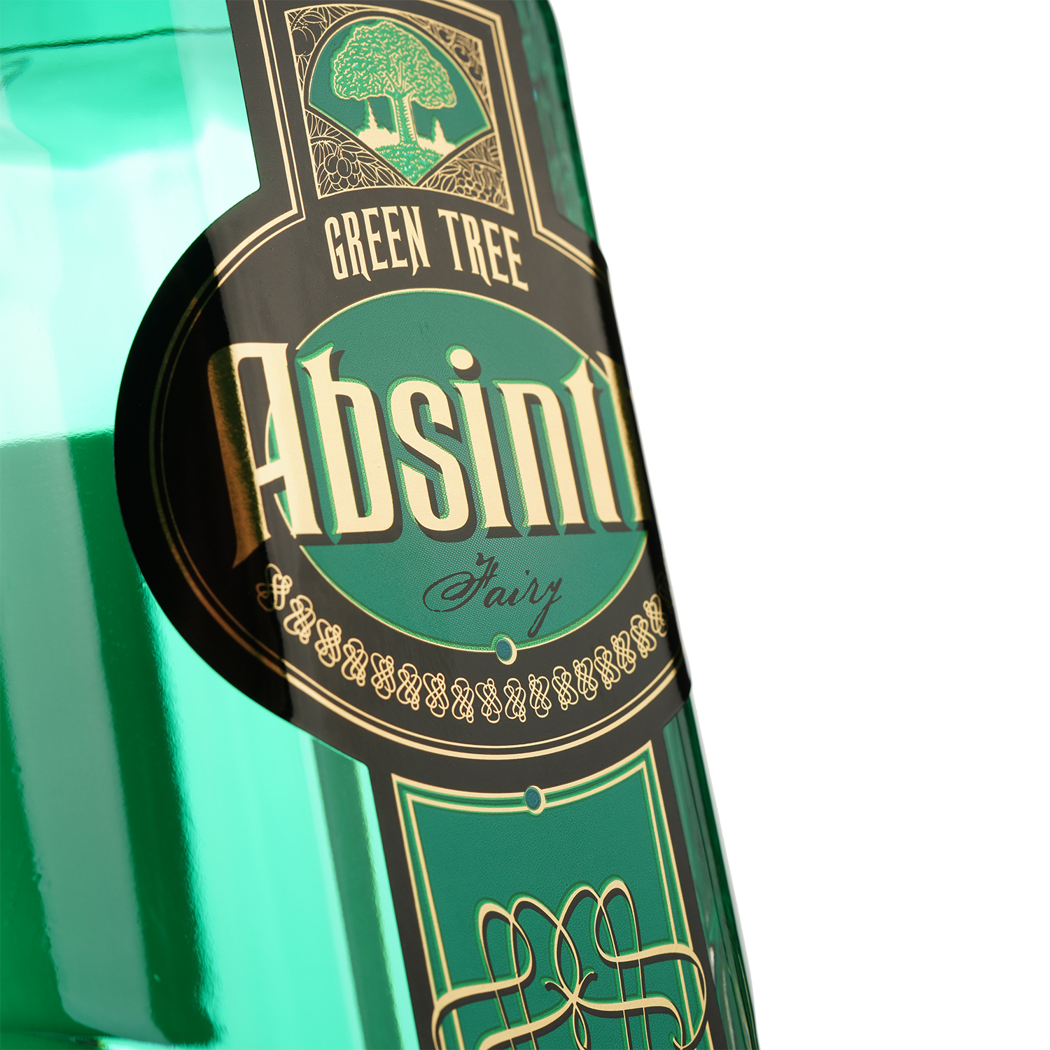 Абсент Green Tree Green Tree Absinth Fairy 70% 0.5 л - фото 3